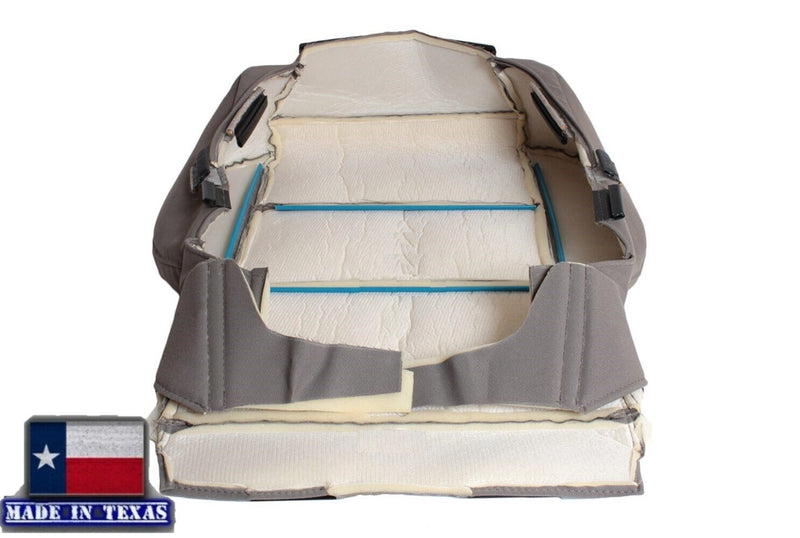 2014 2015 2016 2017 2018 2019 Chevy Silverado & GMC Sierra Cloth Fabric Seat Cover Replacement in Dune Tan OR Dark Ash Gray - Auto Seat Replacement