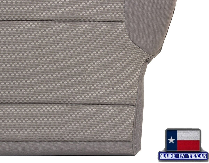 2014 2015 2016 2017 2018 2019 Chevy Silverado & GMC Sierra Cloth Fabric Seat Cover Replacement in Dune Tan OR Dark Ash Gray - Auto Seat Replacement