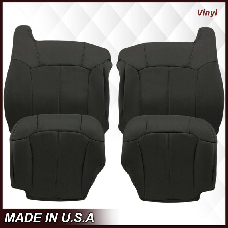 1999-2002 GMC Sierra Seat Cover in Dark Gray: Choose From Variations - Auto Seat Replacement