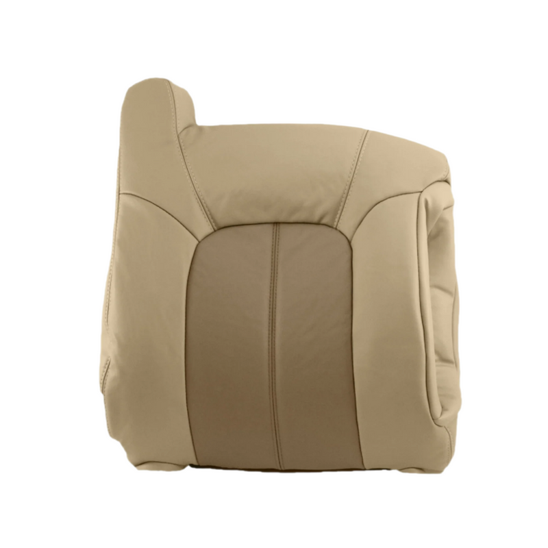 2001 2002 GMC Yukon Denali XL SLT SLE Leather Replacement Seat Cover 2 tone Tan: Choose From Variations - Auto Seat Replacement