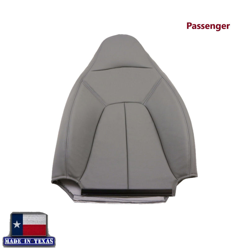 1997 1998 1999 2001 2002 Ford Expedition XLT Eddie Bauer LEATHER Seat Cover Gray - Auto Seat Replacement