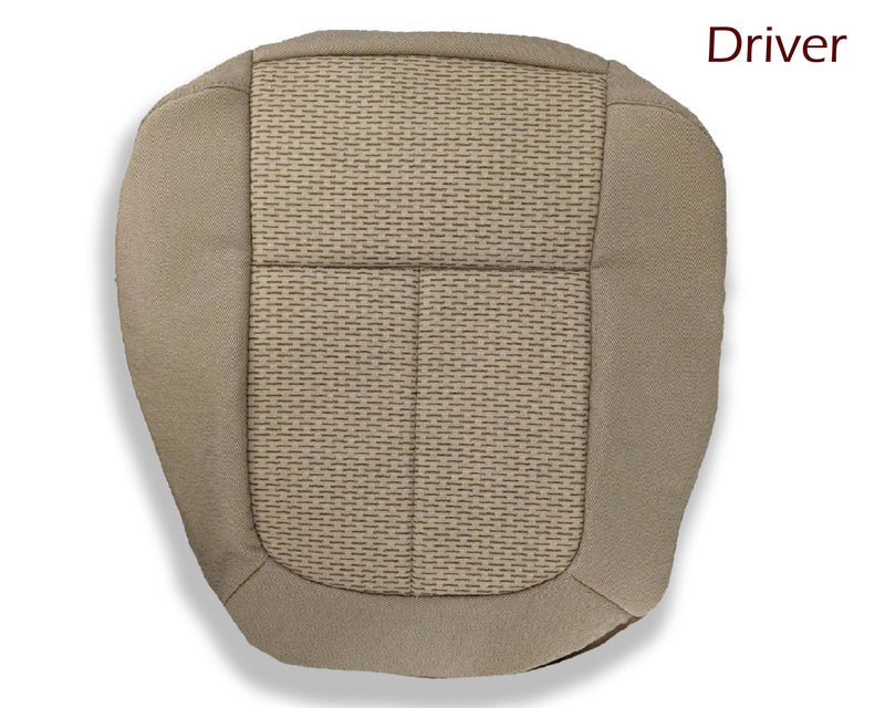 2009 - 2014 Ford F150 XLT Super Duty Tan Cloth Replacement Front Seat Covers - Auto Seat Replacement