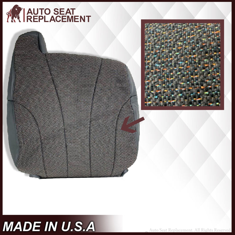 1999-2002 Chevy Silverado Work Truck in Dark Gray Cloth - Auto Seat Replacement