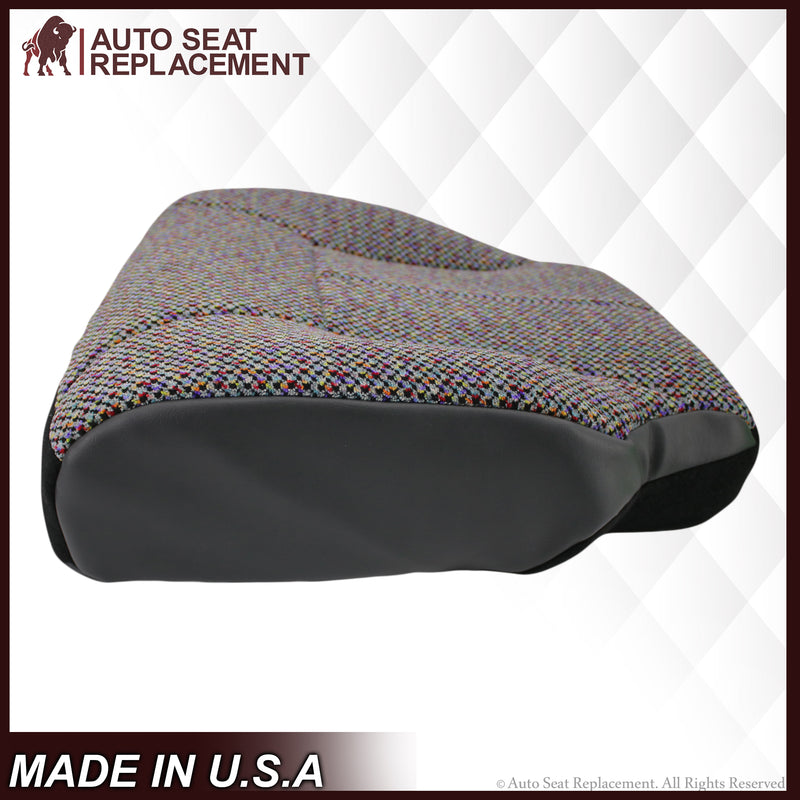 1998-2002 Dodge Ram 2500 3500 SLT Laramie Seat Cover in Cloth with Dark Gray skirt : Choose From Variation- 2000 2001 2002 2003 2004 2005 2006- Leather- Vinyl- Seat Cover Replacement- Auto Seat Replacement