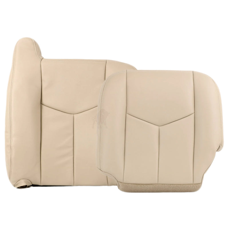2003-2006 Chevy Tahoe/Suburban Seat Cover in Light Tan: Choose From Variation- 2000 2001 2002 2003 2004 2005 2006- Leather- Vinyl- Seat Cover Replacement- Auto Seat Replacement