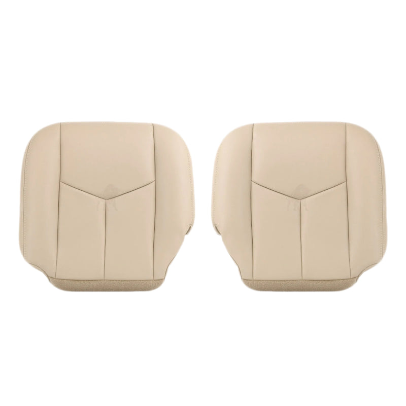 2003-2006 Chevy Tahoe/Suburban Seat Cover in Light Tan: Choose From Variation- 2000 2001 2002 2003 2004 2005 2006- Leather- Vinyl- Seat Cover Replacement- Auto Seat Replacement