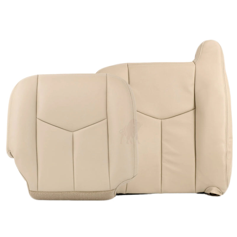 2003-2006 Chevy Tahoe/Suburban Seat Cover in Light Tan: Choose From Variation- 2000 2001 2002 2003 2004 2005 2006- Leather- Vinyl- Seat Cover Replacement- Auto Seat Replacement