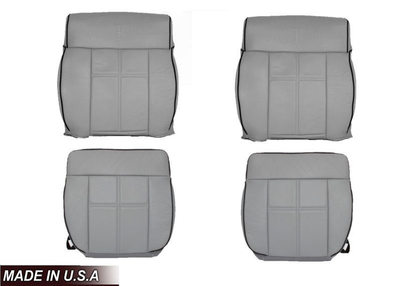 2006 2007 2008 Lincoln Mark LT Front Replacement Seat Covers in Dove Gray