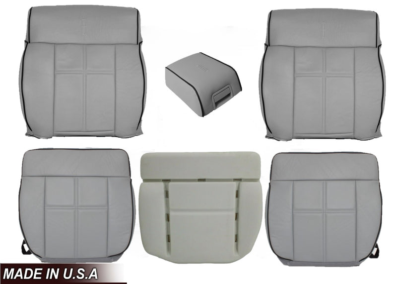 2006 2007 2008 Lincoln Mark LT Front Replacement Seat Covers in Dove Gray