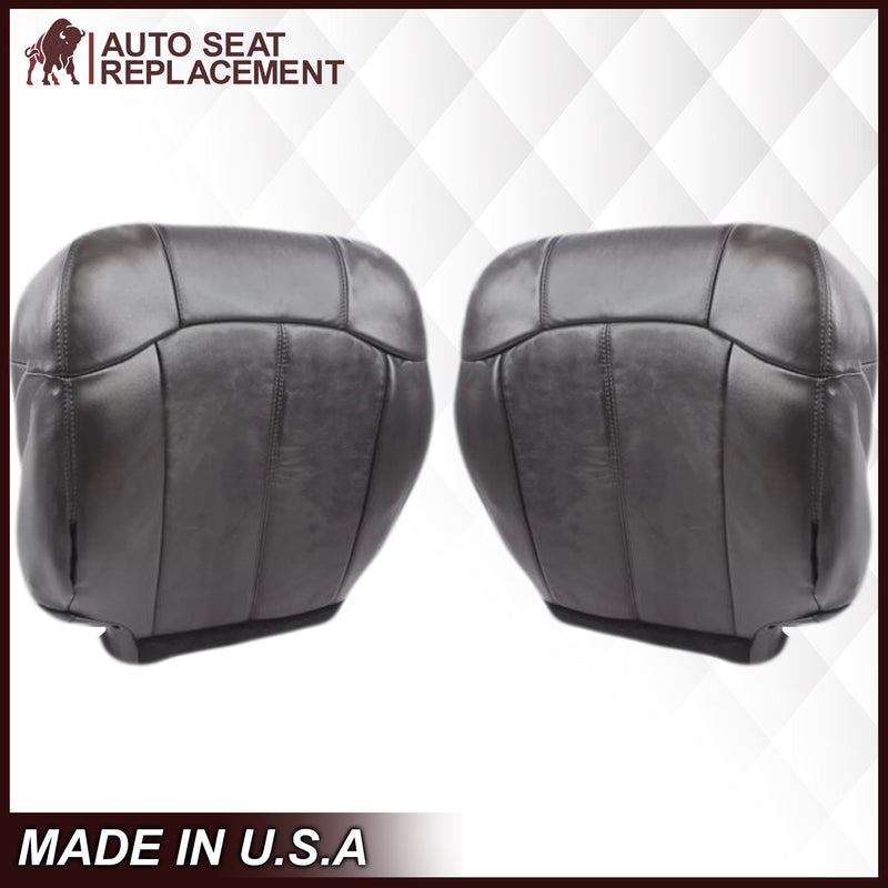 1999-2002 Chevy Silverado Seat Cover in Dark Graphite "Dark Gray": Choose From Variations- 2000 2001 2002 2003 2004 2005 2006- Leather- Vinyl- Seat Cover Replacement- Auto Seat Replacement