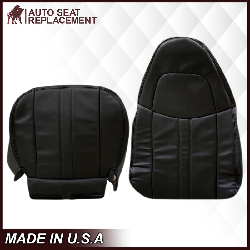 2003-2009 Chevy C Series Kodiak Vinyl Seat Cover in Dark Gray- 2000 2001 2002 2003 2004 2005 2006- Leather- Vinyl- Seat Cover Replacement- Auto Seat Replacement