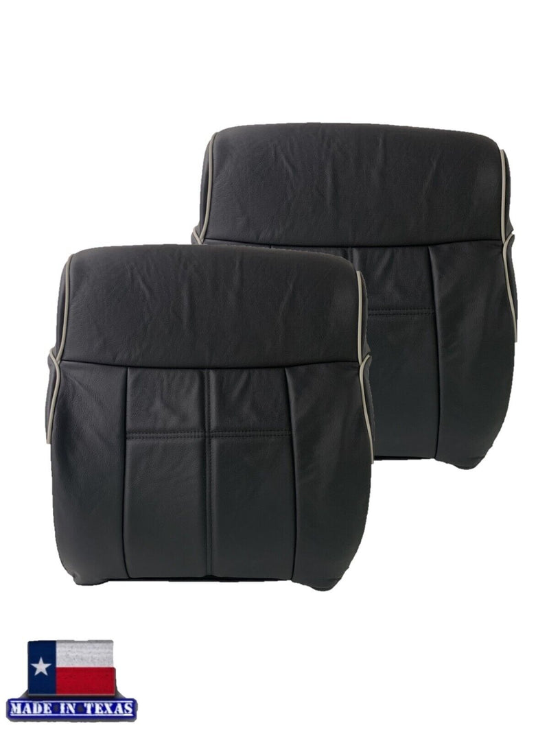 2006 2007 2008 Lincoln Mark LT Front Replacement Seat Covers in Black