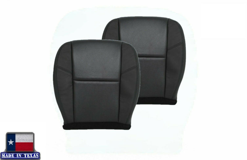 2009-2013 Chevy Avalanche LTZ Genuine Leather Perforated Seat Covers in Black: Choose From Variation