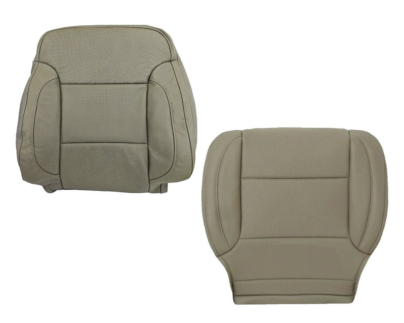 2014 2015 2016 2017 2018 2019 Chevy Silverado Perforated Replacement Seat Covers in Tan (Perforated)