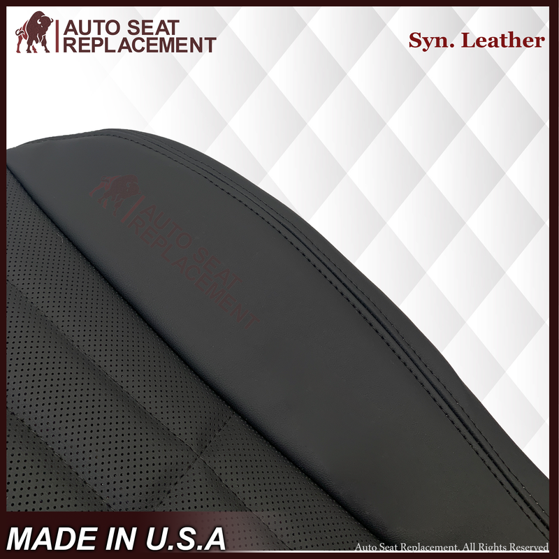 1997-2002 For Chevy Camaro SS Replacement Black Seat Covers In Synthetic Leather - Auto Seat Replacement