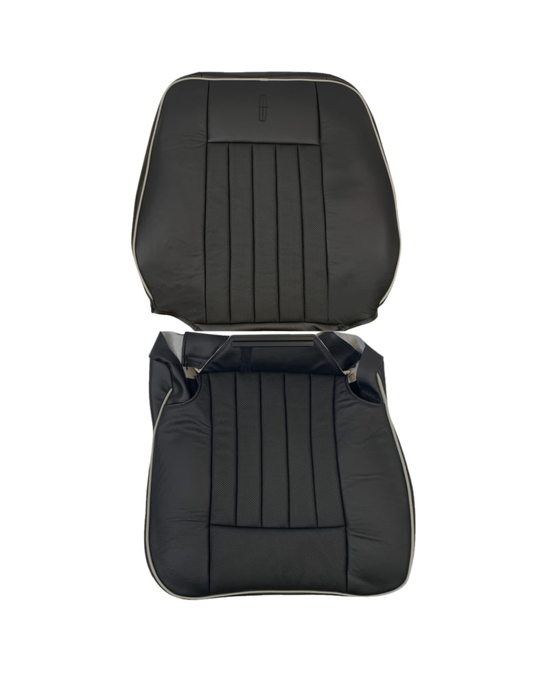 2003 - 2006 Lincoln Navigator Replacement Seat Covers in Black: Choose Genuine Leather or Vinyl - Auto Seat Replacement