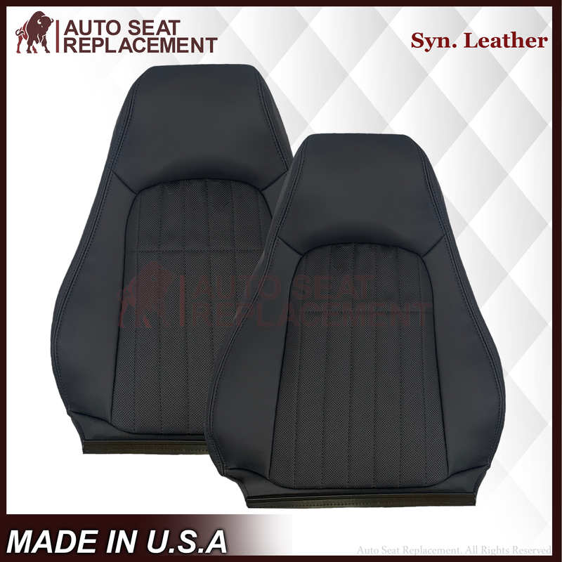 1997-2002 For Chevy Camaro SS Replacement Black Seat Covers In Synthetic Leather - Auto Seat Replacement