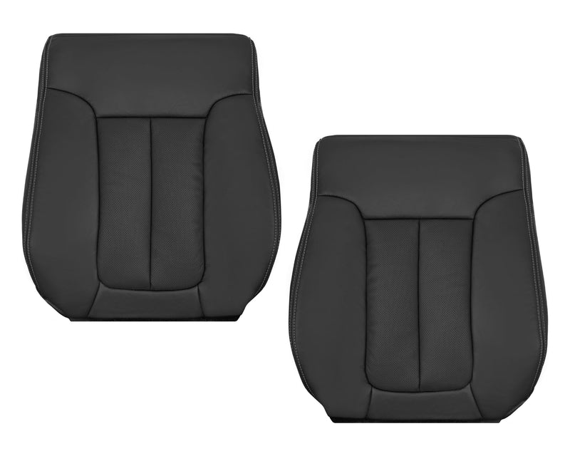 09-14 F150 Black Driver Passenger Leather Seat Cover 