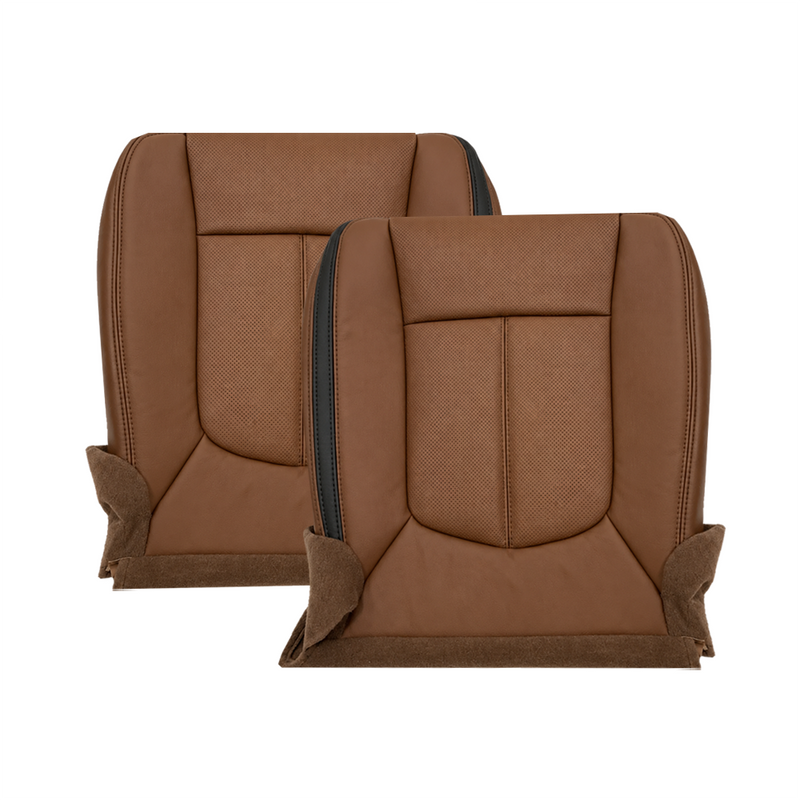 2013-2016 Ford F-250 F-350 F-450 F-550 Platinum Edition Replacement Seat Cover In Pecan Brown: Choose From Variants