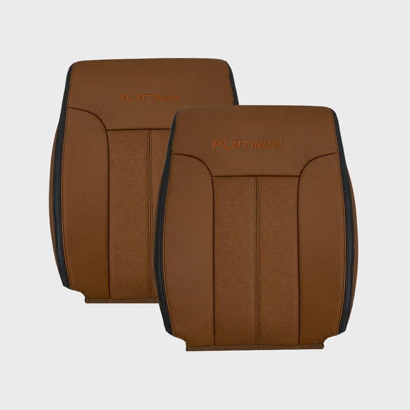 2013-2016 Ford F-250 F-350 F-450 F-550 Platinum Edition Replacement Seat Cover In Pecan Brown: Choose From Variants