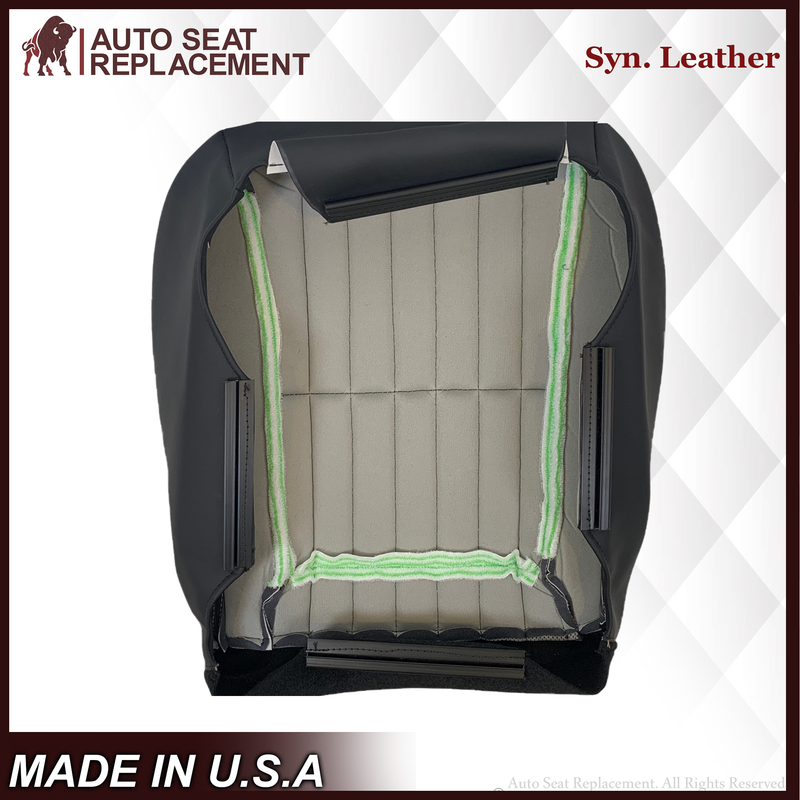 1997-2002 For Chevy Camaro SS Replacement Black Seat Covers In Synthetic Leather - Auto Seat Replacement