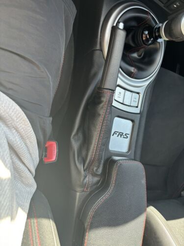 LEATHER Handbrake Boot Cover For Subaru BRZ Scion FRS Toyota GT86 2012 2013 2014 2015 2016 2017 2018 2019 2020 - Auto Seat Replacement