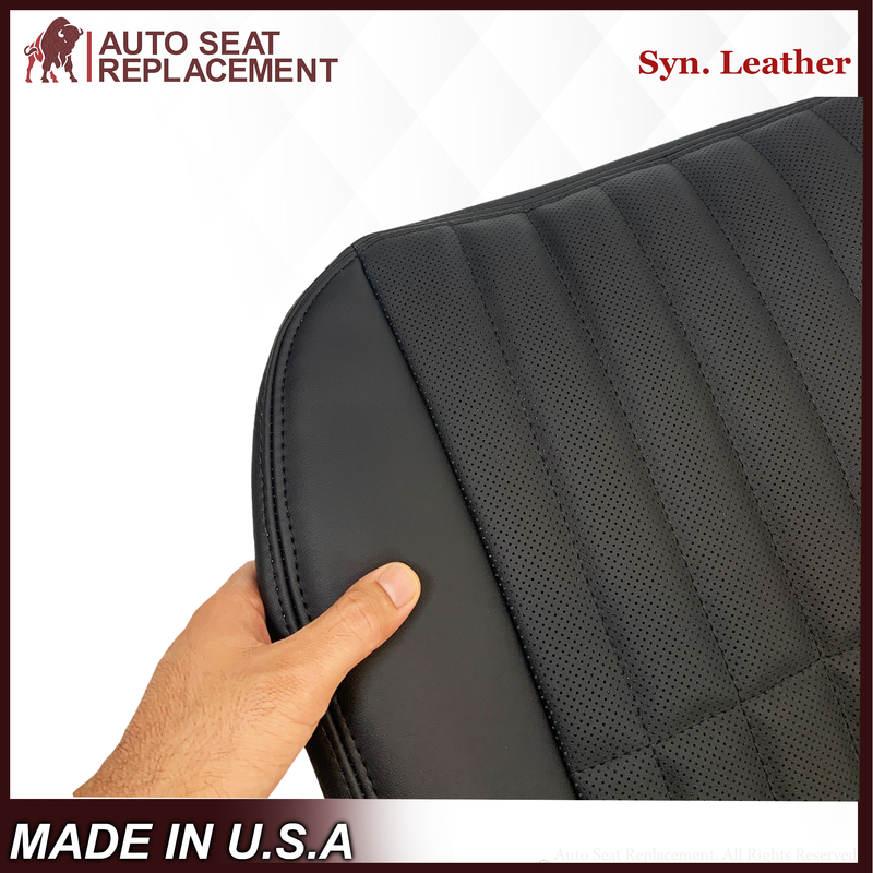 1997-2002 For Chevy Camaro SS Replacement Black Seat Covers In Synthetic Leather - Auto Seat Replacement