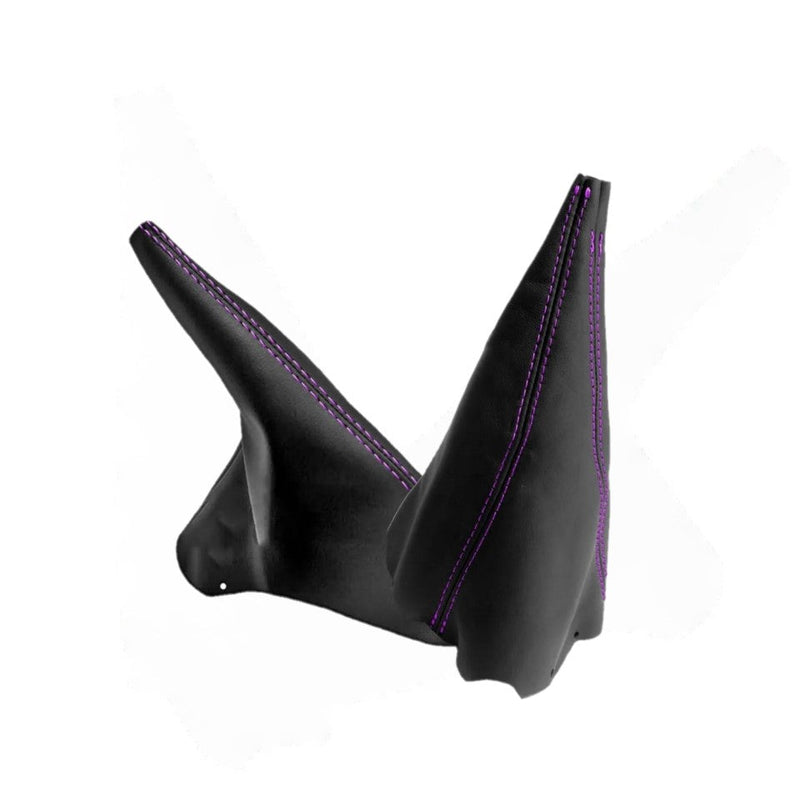 1994-2004 Ford Mustang GT-2001 Bullitt Genuine Real Leather Shift & Parking Brake Boot Cover - Auto Seat Replacement