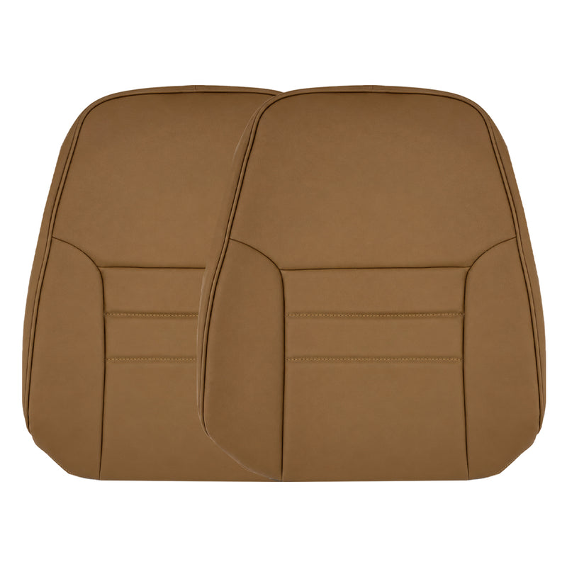 1994-1998 Ford Mustang V6 Driver Passenger Tan Top Bottom Leather Seat Upholstery