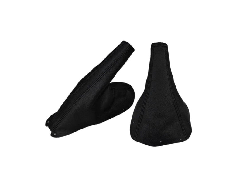 1994-2004 Ford Mustang GT-2001 Bullitt Genuine Real Leather Shift & Parking Brake Boot Cover - Auto Seat Replacement