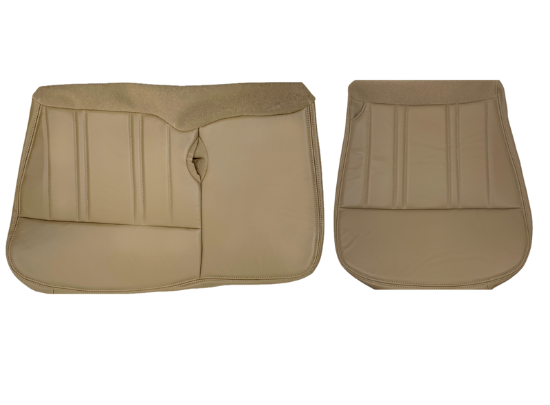1997-1998 Ford F150 Lariat XLT 60/40 SPLIT Seat Cover in Prairie Tan: Choose Leather or Vinyl - Auto Seat Replacement
