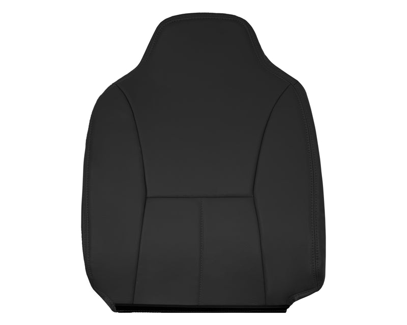 1998 1999 2000 2001 2002 Dodge Ram 1500 Base Work Truck SINGLE CAB Seat Cover in Agate Very Dark Gray Vinyl Black-driver-passenger