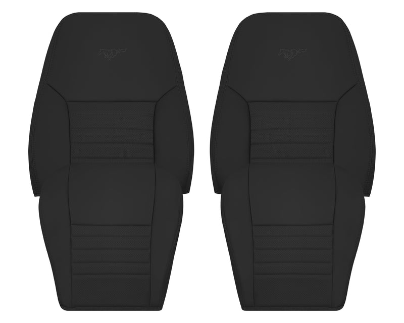 1999-2004 Ford Mustang GT Convertible Replacement Seat Cover in Dark Charcoal Black: Choose From Variation
