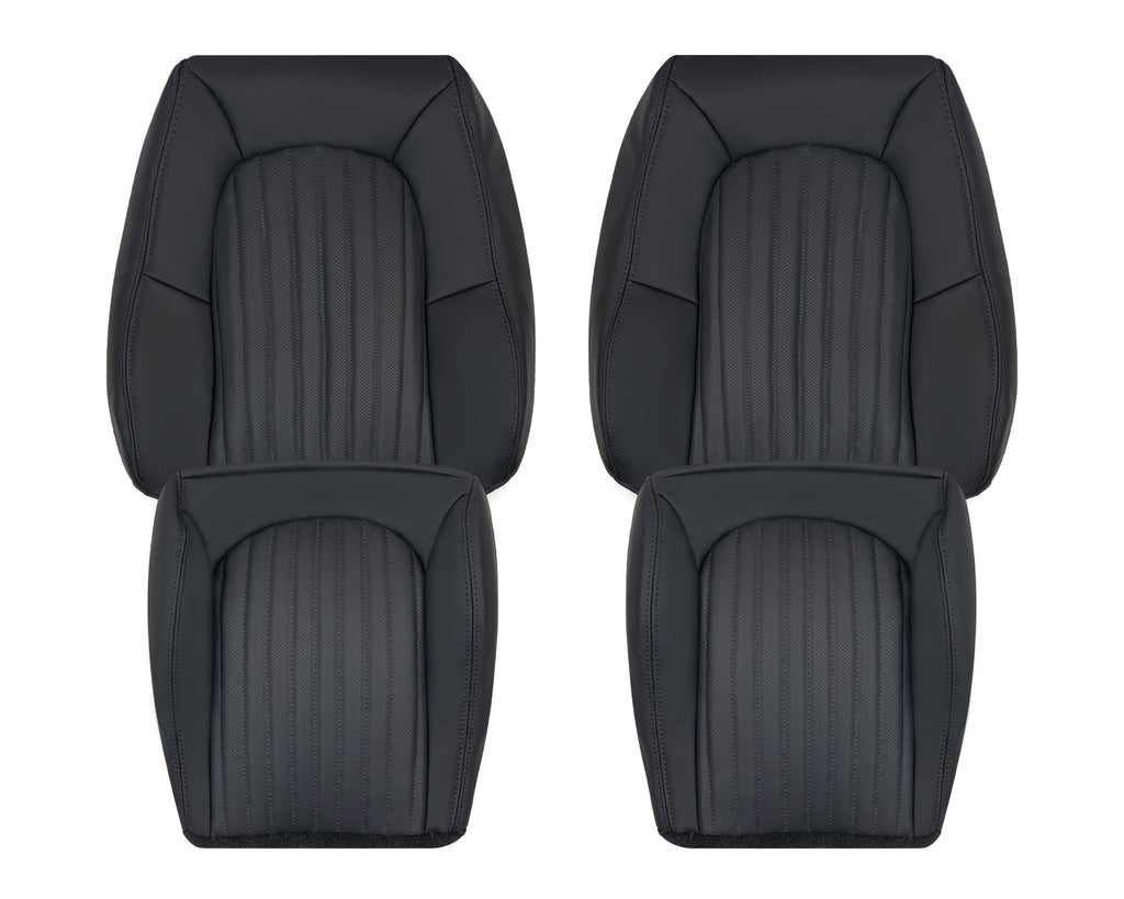 1999-2004 Ford Mustang 2001 Bullitt Replacement Seat Covers In Ebony Black