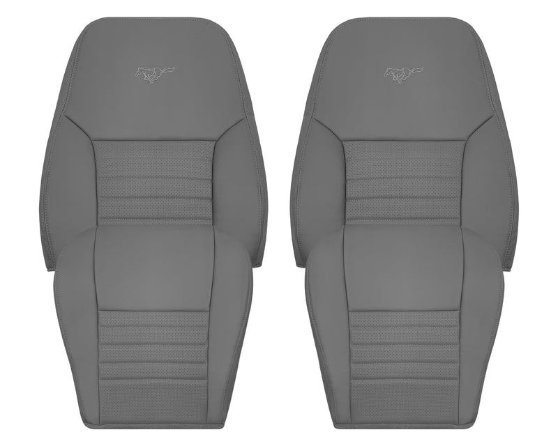 Vinyl Seat Cover For 1999-2004 Ford Mustang GT Coupe – Front Bucket, Gray, OEM Style
