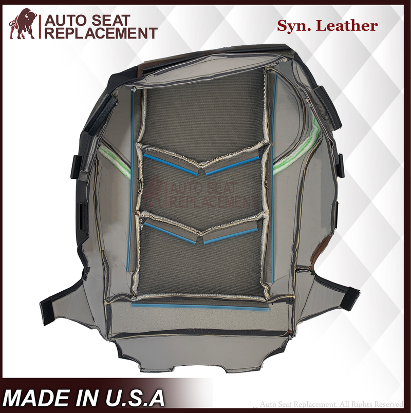2015-2020 Cadillac Escalade Perforated Leather OR Syn. Leather Seat Cover Kona Brown: Choose From Variation