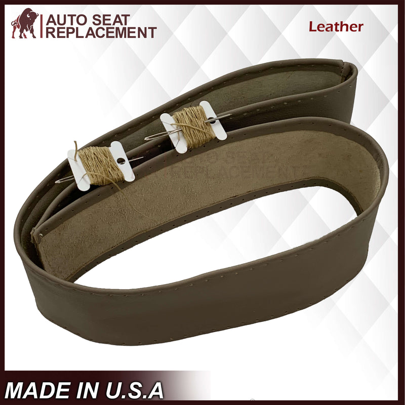 2000 2001 2002 2003 2004 2005 Ford Excursion Limited Tan Leather Steering Wheel Cover DIY Wrap OEM Color Match