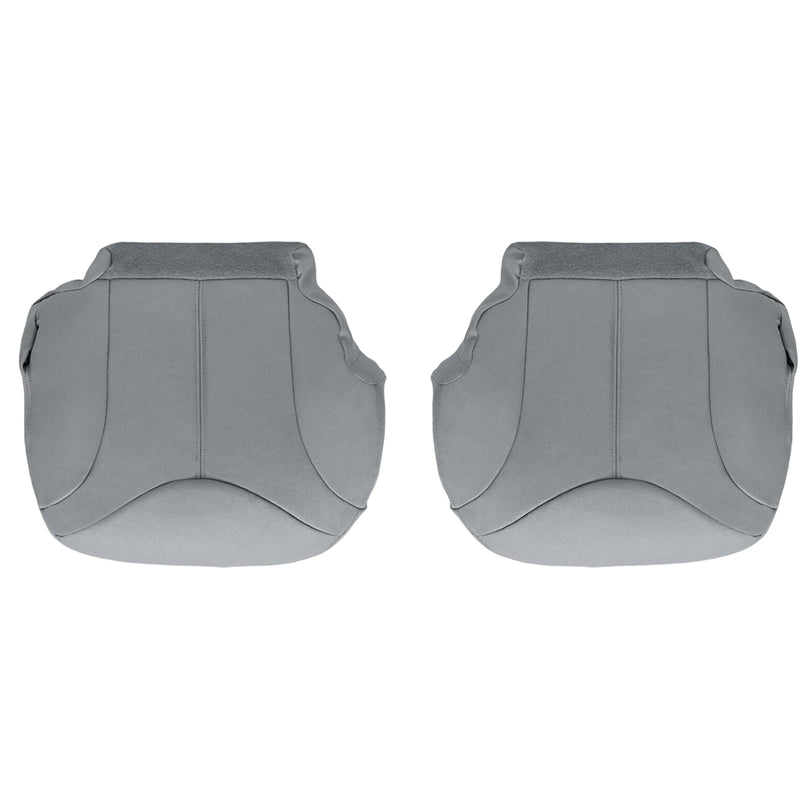 2000-2002 GMC Yukon Sierra XL Seat Cover in Pewter Gray Driver Top and Passenger Top Cushion Cover 