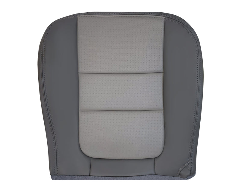 2001 Ford F250 Platinum Edition New Vinyl Replacement Seat Cover in 2-Tone Gray