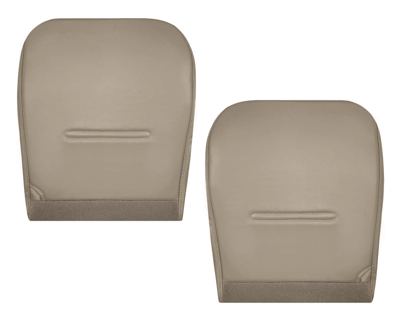 2002 - 2007 Ford F250 F350 F450 F550 Work Truck Super Duty XL Replacement Seat Covers in Tan Vinyl - Auto Seat Replacement
