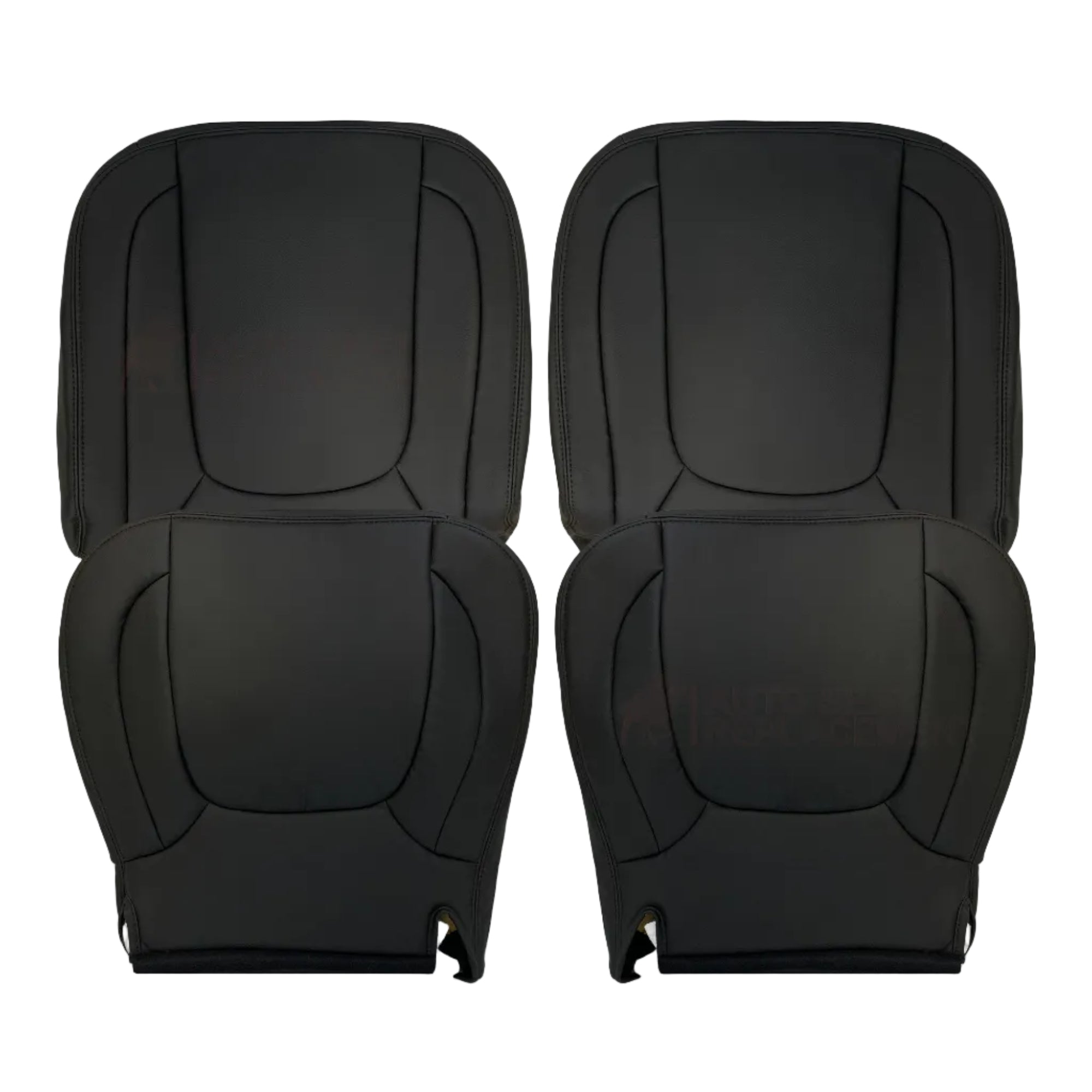 Black Microfiber Leather Seat Cover For 2003-2005 Dodge Ram 1500/2500/3500 – Driver Bottom
