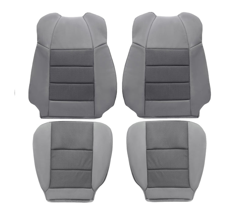 2003-2007 Ford F350/F250 Lariat Extended Cab CLOTH Seat Cover in Gray
