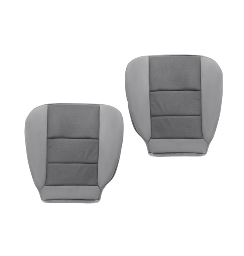 2003-2007 Ford F350/F250 Lariat Extended Cab CLOTH Seat Cover in Gray Driver Passenger Bottom Cushion Cover