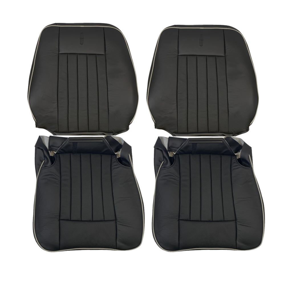 2003 - 2006 Lincoln Navigator Replacement Seat Covers in Black: Choose Genuine Leather or Vinyl - Auto Seat Replacement