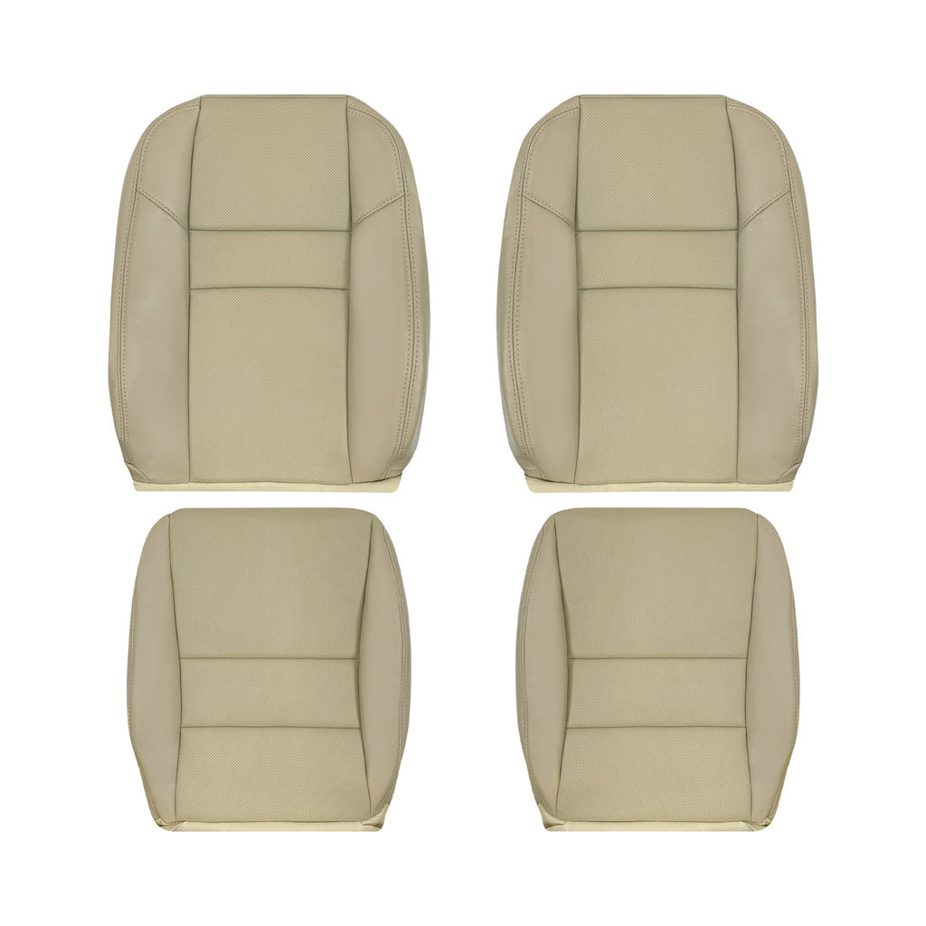 2004-2008 Acura TSX tan perforated leather replacement seat cover driver passenger