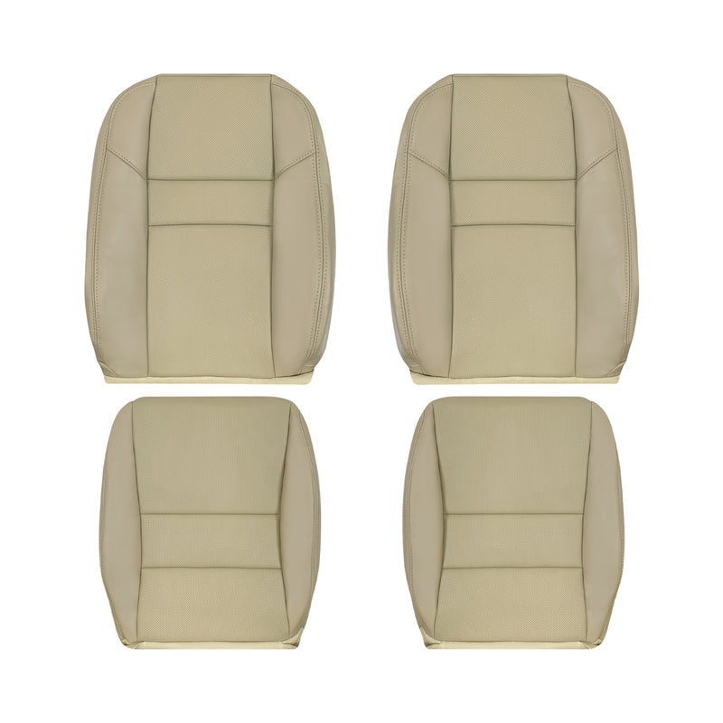 2004-2008 Acura TSX tan perforated leather replacement seat cover driver passenger