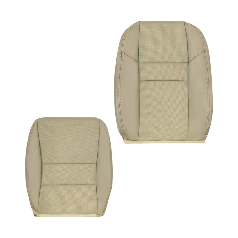 2004-2008 Acura TSX tan perforated leather replacement seat cover driver passenger