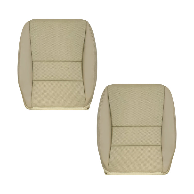 2004_2008 Acura TSX tan perforated leather replacement seat cover driver passenger