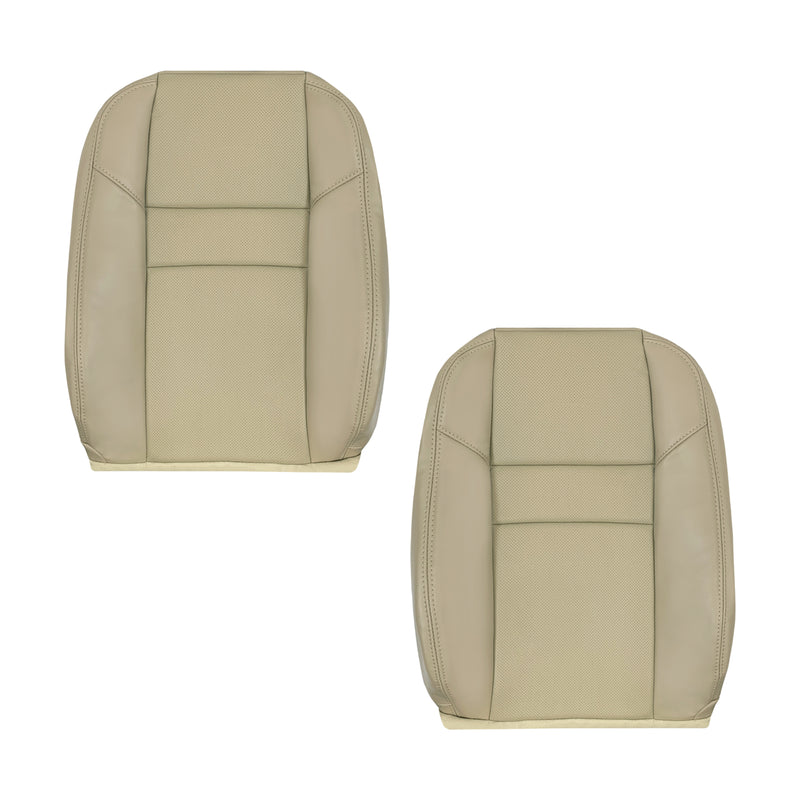 2004-2008 Acura TSX tan perforated leather replacement seat cover driver passenger Tan