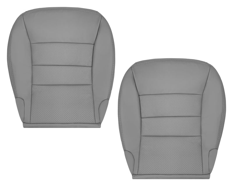 2005_2013_Corvette_C6_Genuine_Leather_OR_Synthetic_Leather_Replacement_Seat_Driver_Passenger_Side_Top_Cushion_Covers_In_Light_Titanium_Gray_Gray